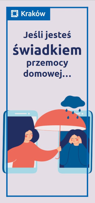 Jestem świadkiem przemocy - ulotka